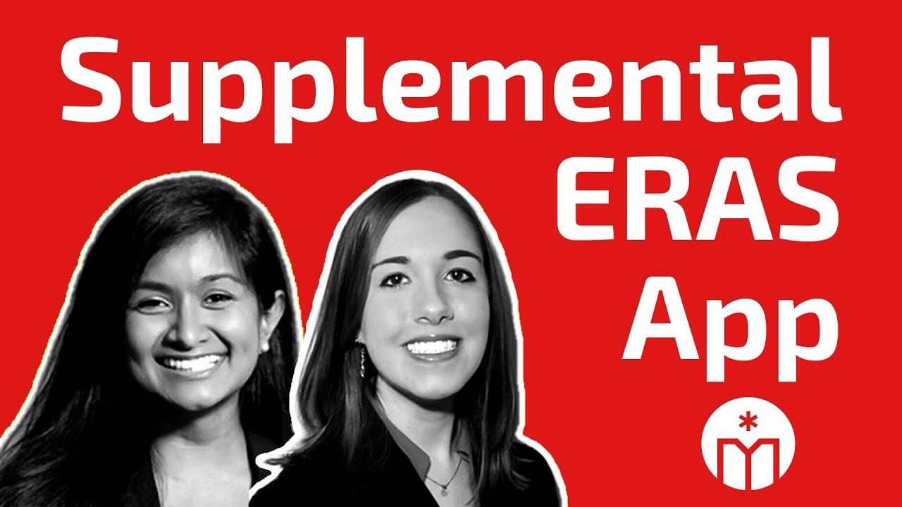 The Supplemental ERAS Application