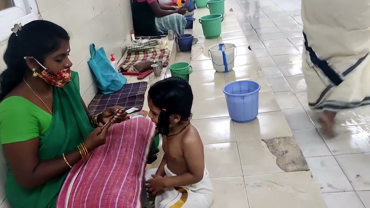 Adhrit's Mundan Ceremony in Tirupati Balaji temple | First tonsure | VeenaRanjith