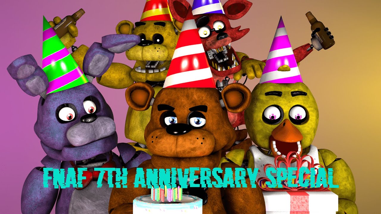 [FNAF/SFM] FNAF 7th Anniversary Special! #fnaf #fnafsfm #fnafmeme
