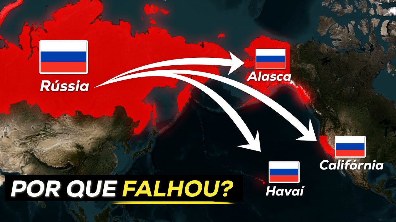 Por que a RÚSSIA Fracassou em Colonizar as AMÉRICAS?