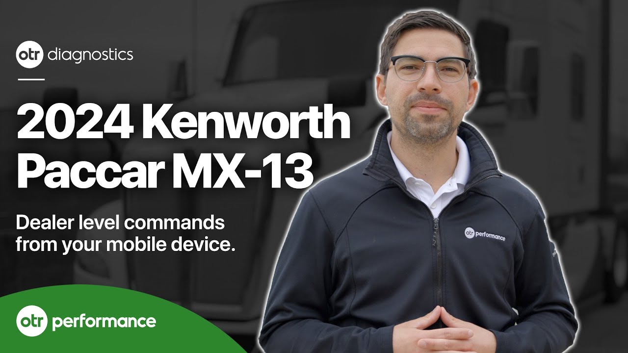 2024 Kenworth T680 with a Paccar MX13 Live Demo with OTR Diagnostics Scan Tool