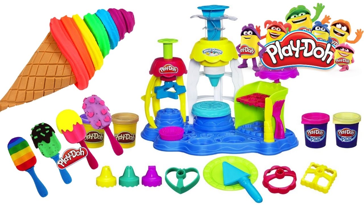GIOCHI CON LA PLASTILINA, PLAY DOH CUPCAKE TOWER, per bambini e bambine, facciamo i dolcetti!