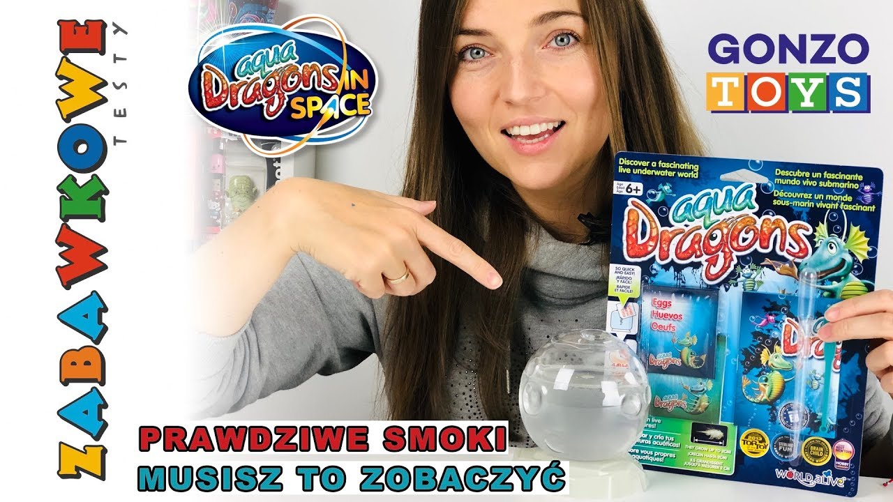 aqua dragons space gonzo toys test zabawki - jak wyhodować smoki