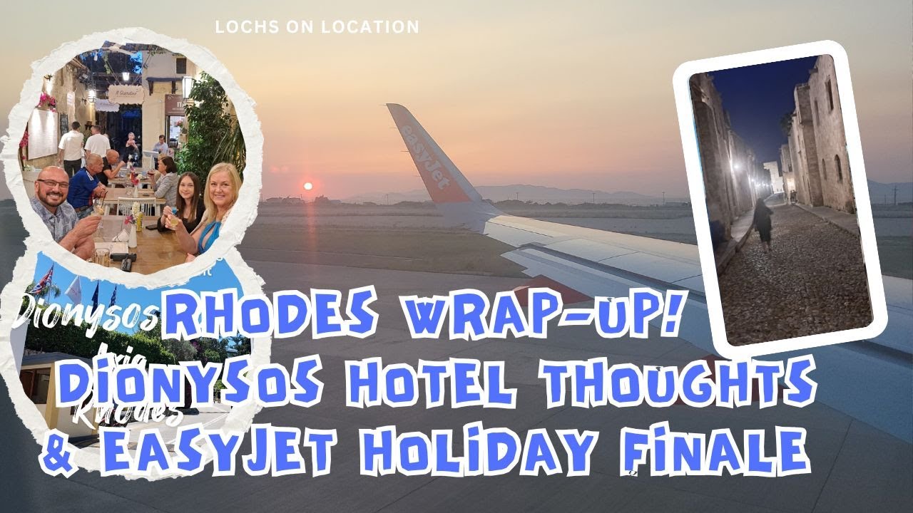 Good food & Goodbyes - Last Night in Rhodes + Dionysos Hotel Review