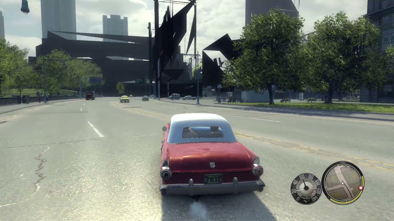 Mafia 2 Director's Cut bad graphics glitch with crash after