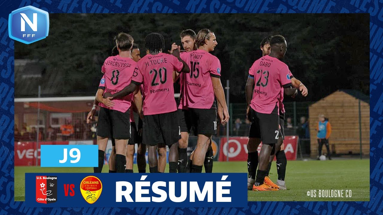 J9 I US Boulogne CO – US Orléans (3-0), le résumé I National FFF 2024-2025