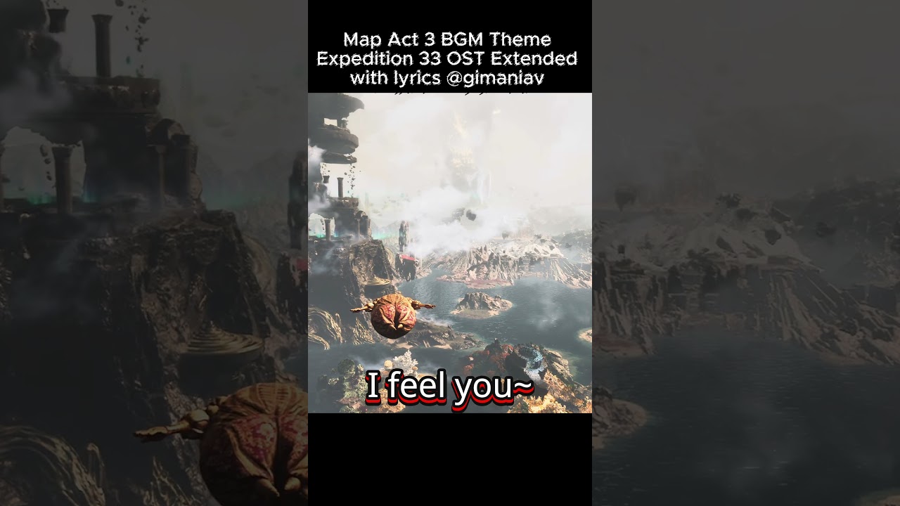 Children of Lumiere (World Map Act 3) with lyrics  - #clairobscurexpedition33 #gimaniav #gamemusic