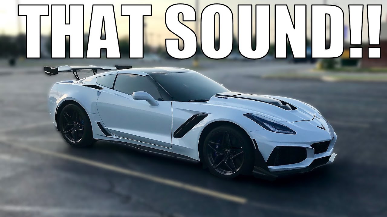The 2019 ZR1 Exhaust Snaps, crackles and POPS!!!