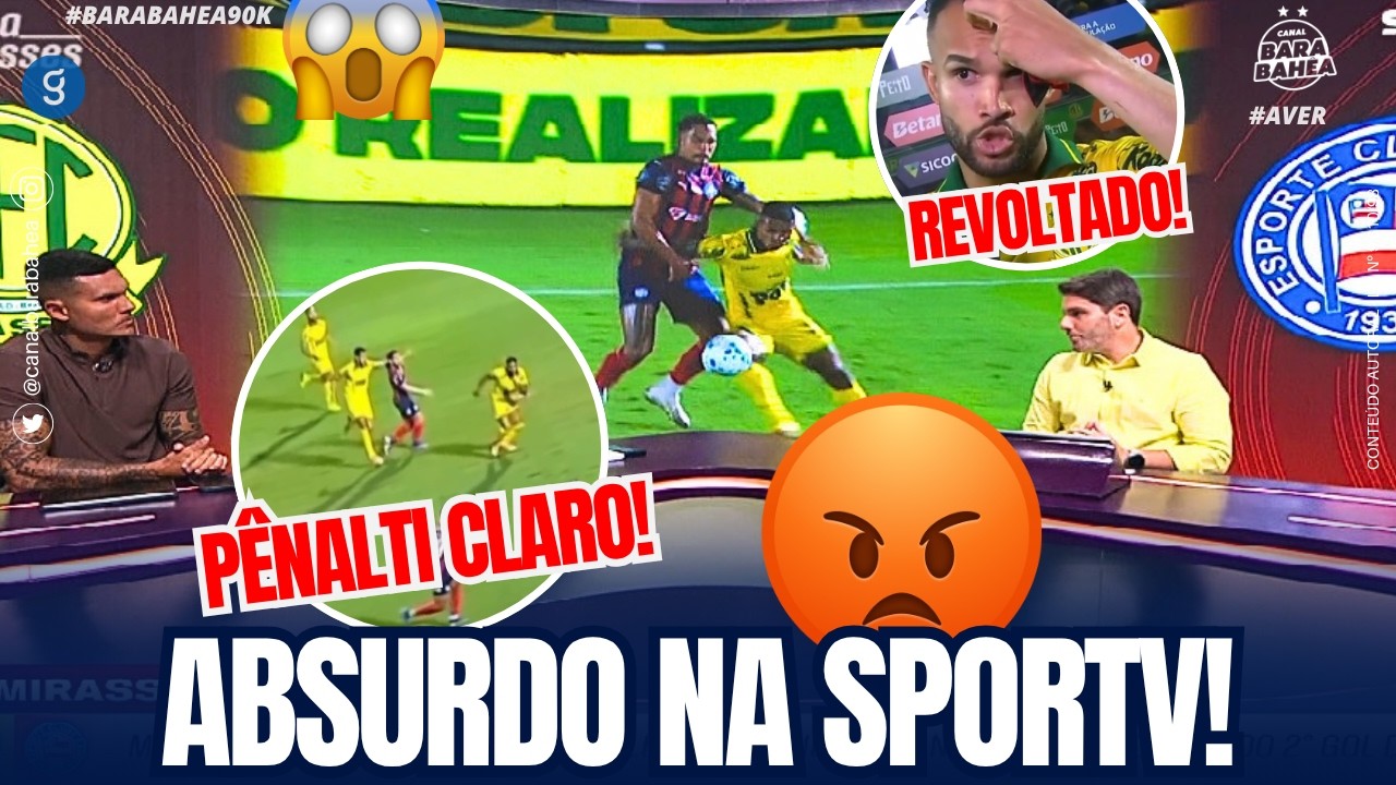 🚨🔥😡ABSURDO DA SPORTV COM O BAHIA!🚨MANSUR: &ldquo;O BAHIA VAI BRIGAR NA PARTE DE CIMA