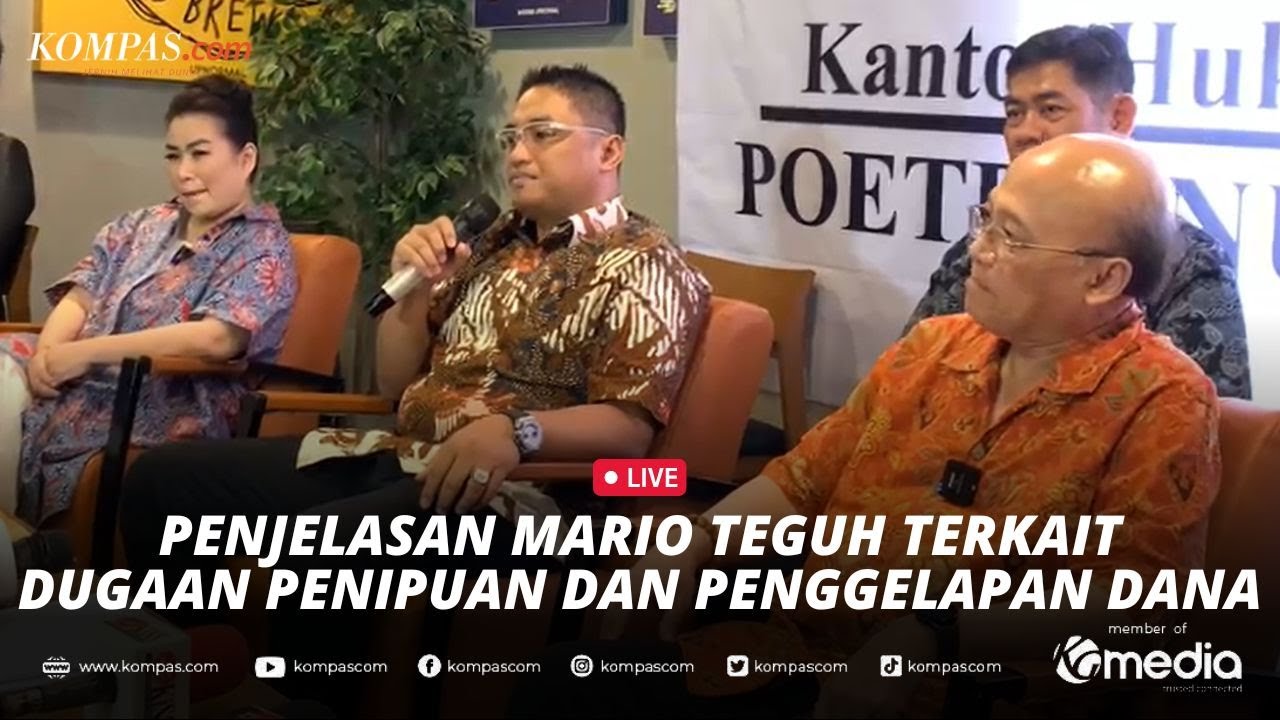 🔴LIVE - Penjelasan Mario Teguh Terkait Dugaan Penipuan dan Penggelapan Dana