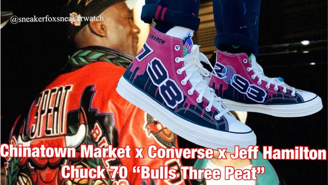 Обзор Chinatown Market x Converse x Jeff Hamilton Chuck 70 &laquo;Chicago Bulls&raquo; (Майкл Джордан)