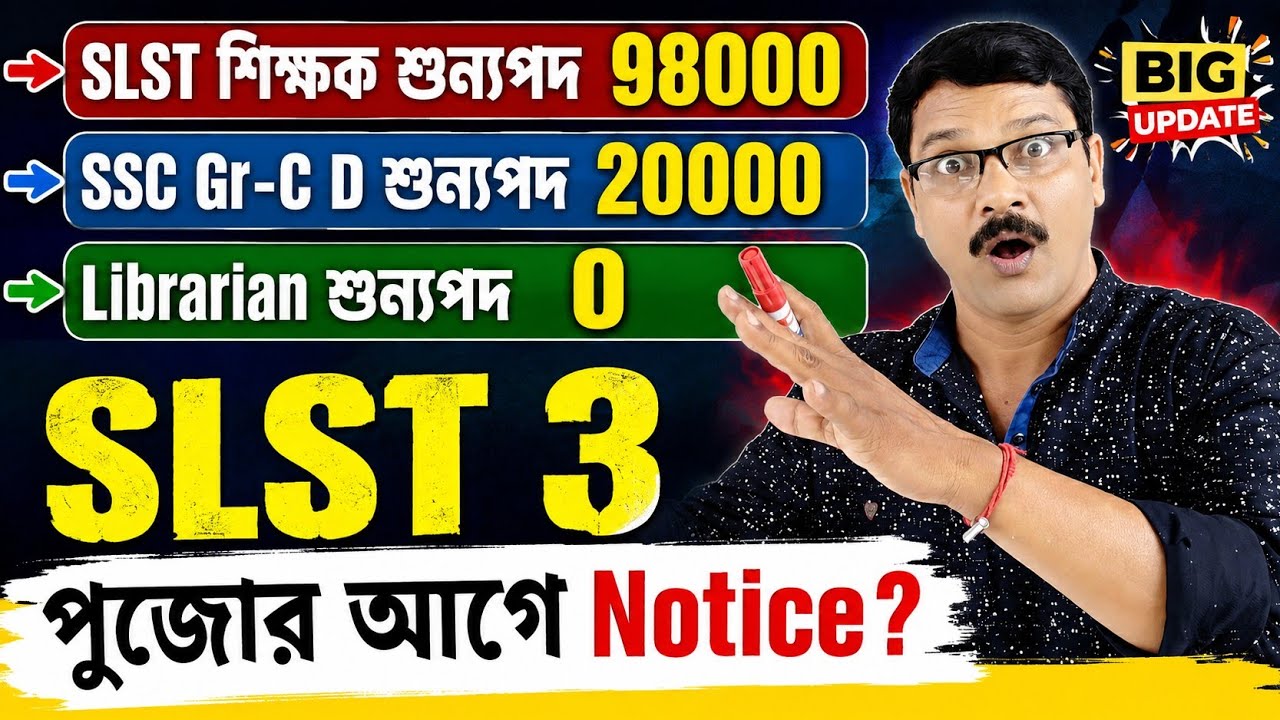 SLST 98000 Vacancy, Group C-D 20000, Librarian Post 0 News Update Today ।