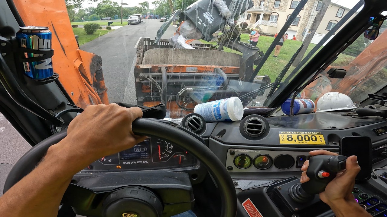 Coolest Garbage Truck in the Fleet, ONE ARM BANDIT