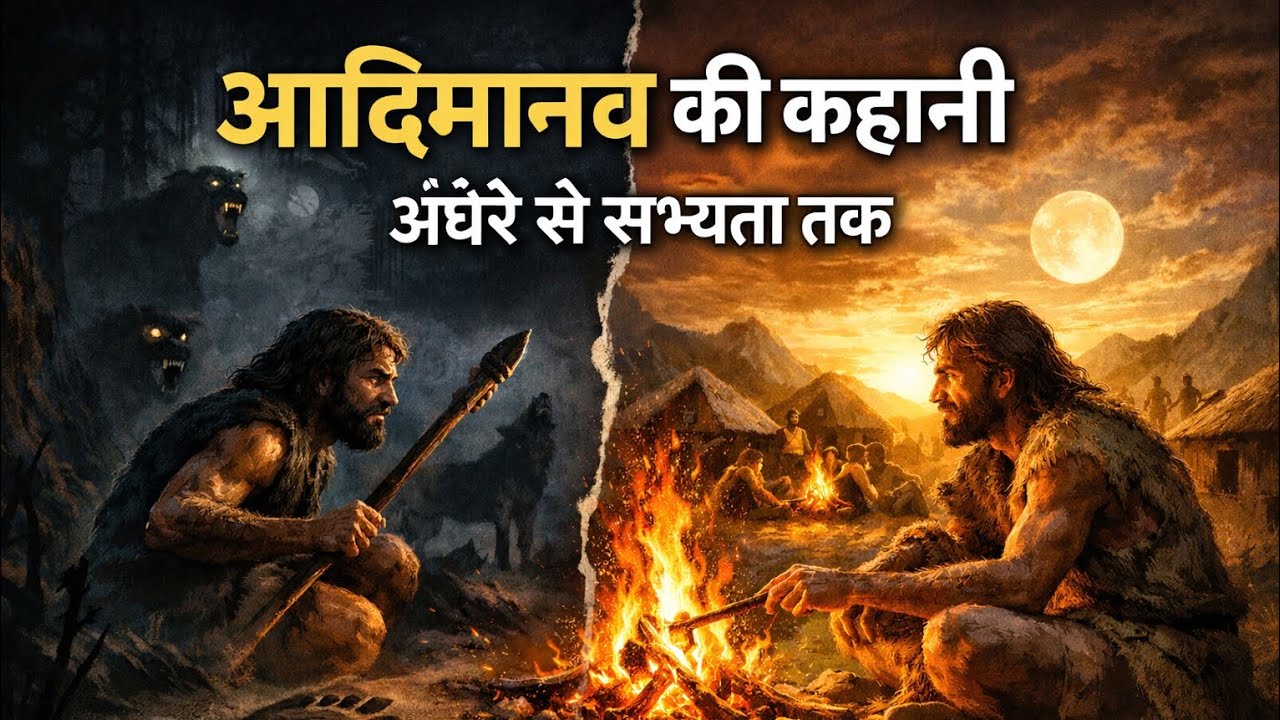 आदिमानव की कहानी: अँधेरे से सभ्यता तक | From Darkness to Civilization