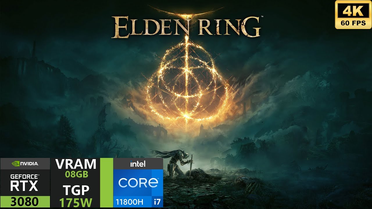 RTX 3080 Mobile 175W Elden Ring : MSI GP76 Leopard Gaming Test