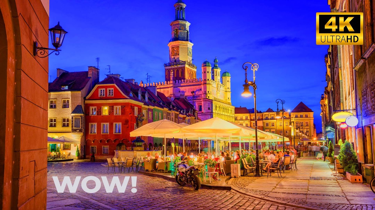 Is This Poland&rsquo;s Most Beautiful Old Town?! 🇵🇱 Poznań 4K 😍