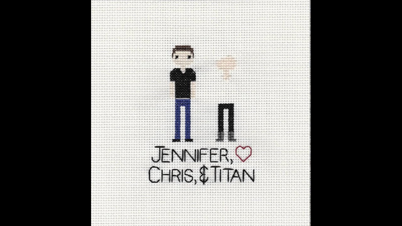 BeCoProductions - Family Portrait Cross Stitch Timelapse/GIF