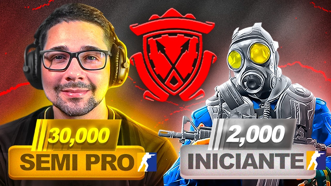 A diferença de NÍVEL... Um 30K SEMI PRO contra o MENOR RATING!