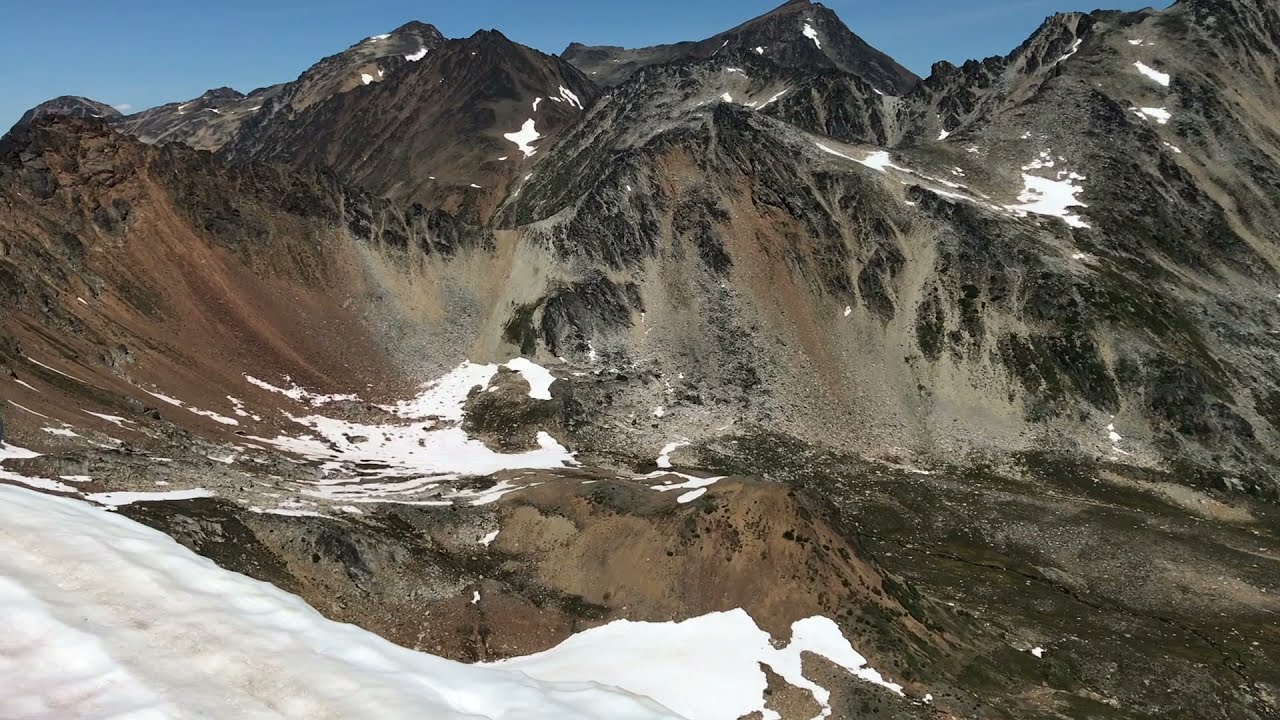 Hiking in mountains near Bralorne, BC