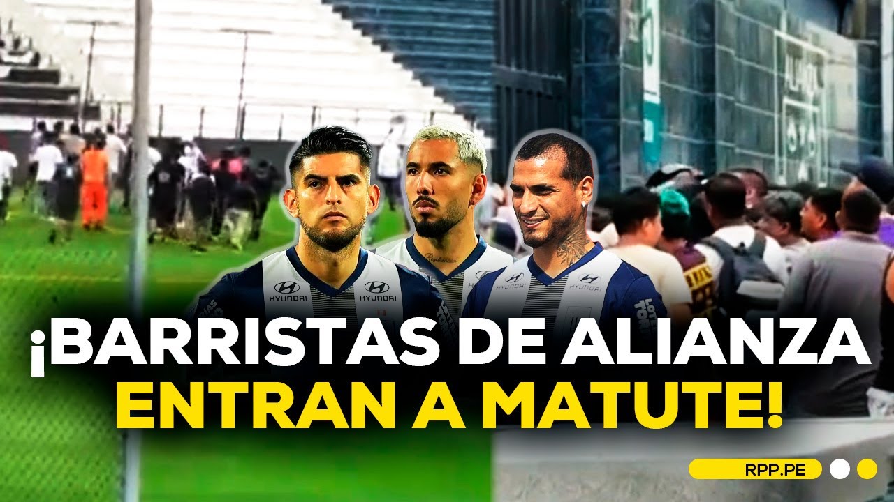 🚨 BARRISTAS DE ALIANZA LIMA ingresan a MATUTE tras denuncia contra ZAMBRANO, PEÑA Y TRAUCO