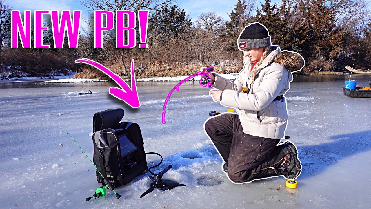 Surprise GIANT Catch Fishing Early Ice!!! MY FIRST VIDEO EVER!