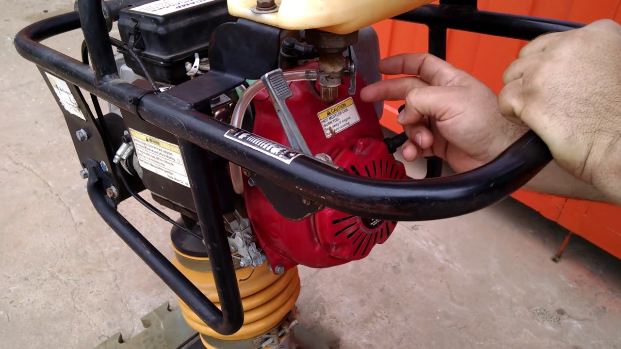 Como ligar um compactador de solo tipo sapo