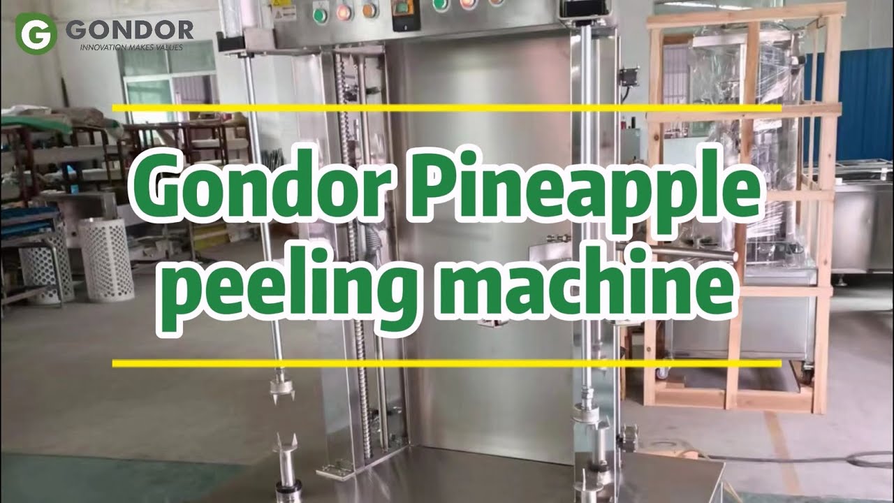 Industrial Automatic Pineapple Peeling Machine - High Efficiency & Precision Peeling #fruitppeeler