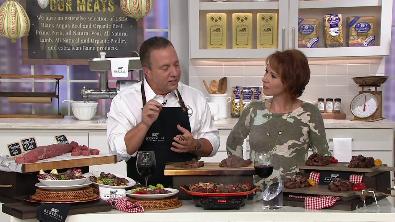 Rastelli Market Fresh (4) 1-lb. Packs Black Angus Filet Tips on QVC