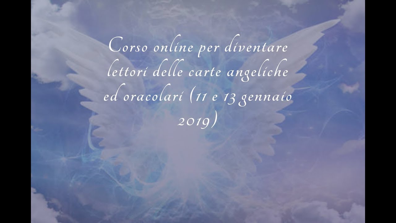 Corso per diventare lettori delle carte angeliche e oracolari