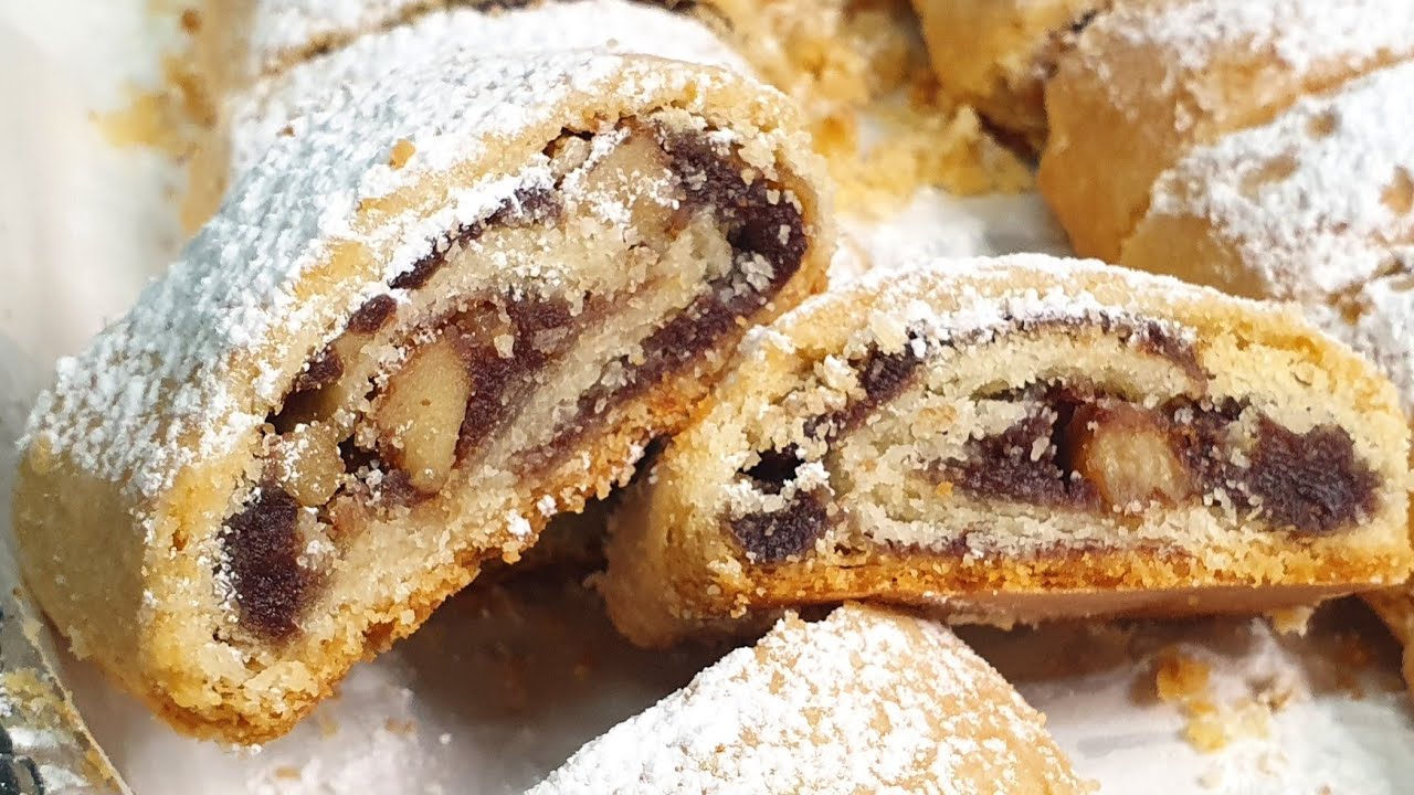 עוגיות פריכות רולדות תמרים משגעות Crispy cookies with dates מטבח בקלי קלות ליהי קרויץ
