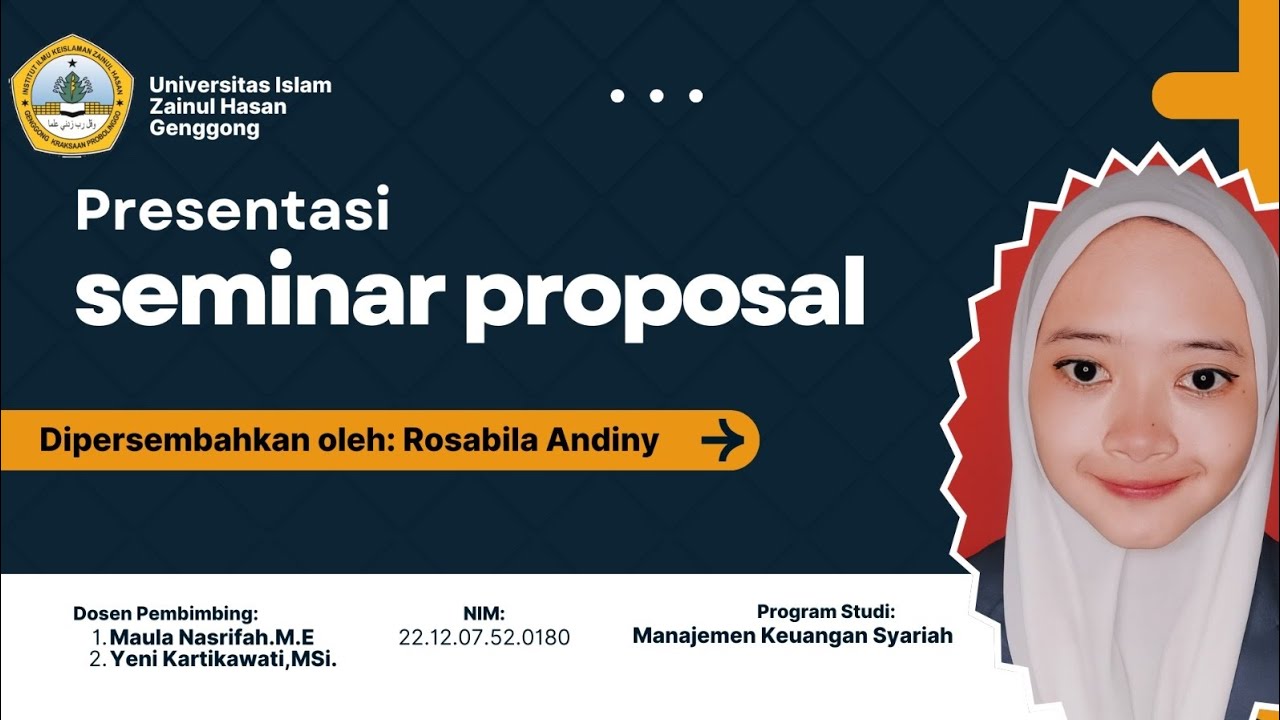 PRESENTASI SEMINAR PROPOSAL 