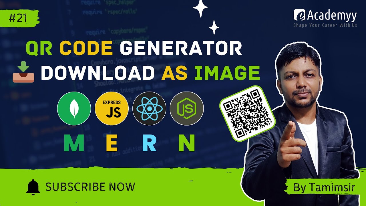 Generate & Download 📥 Dynamic QR Codes in React | MERN QR Code Generator 🚀