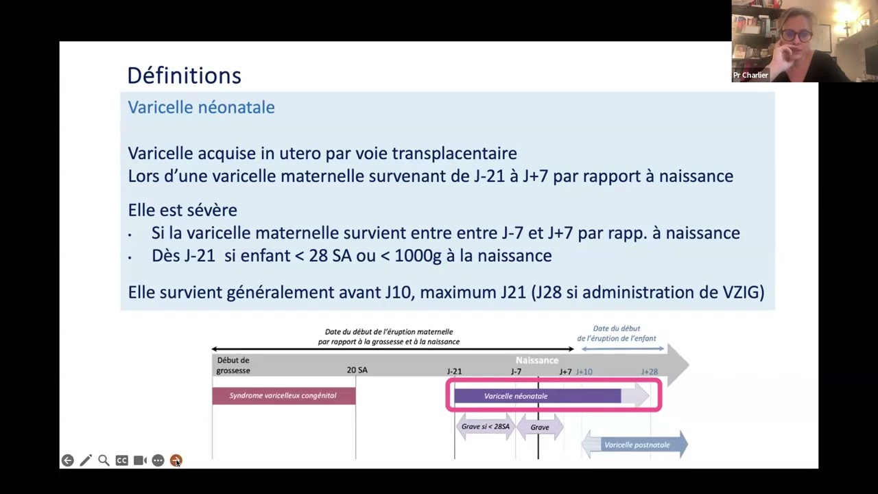 Varicelle & femme enceinte avec Pr Caroline Charlier - 4 novembre 2024