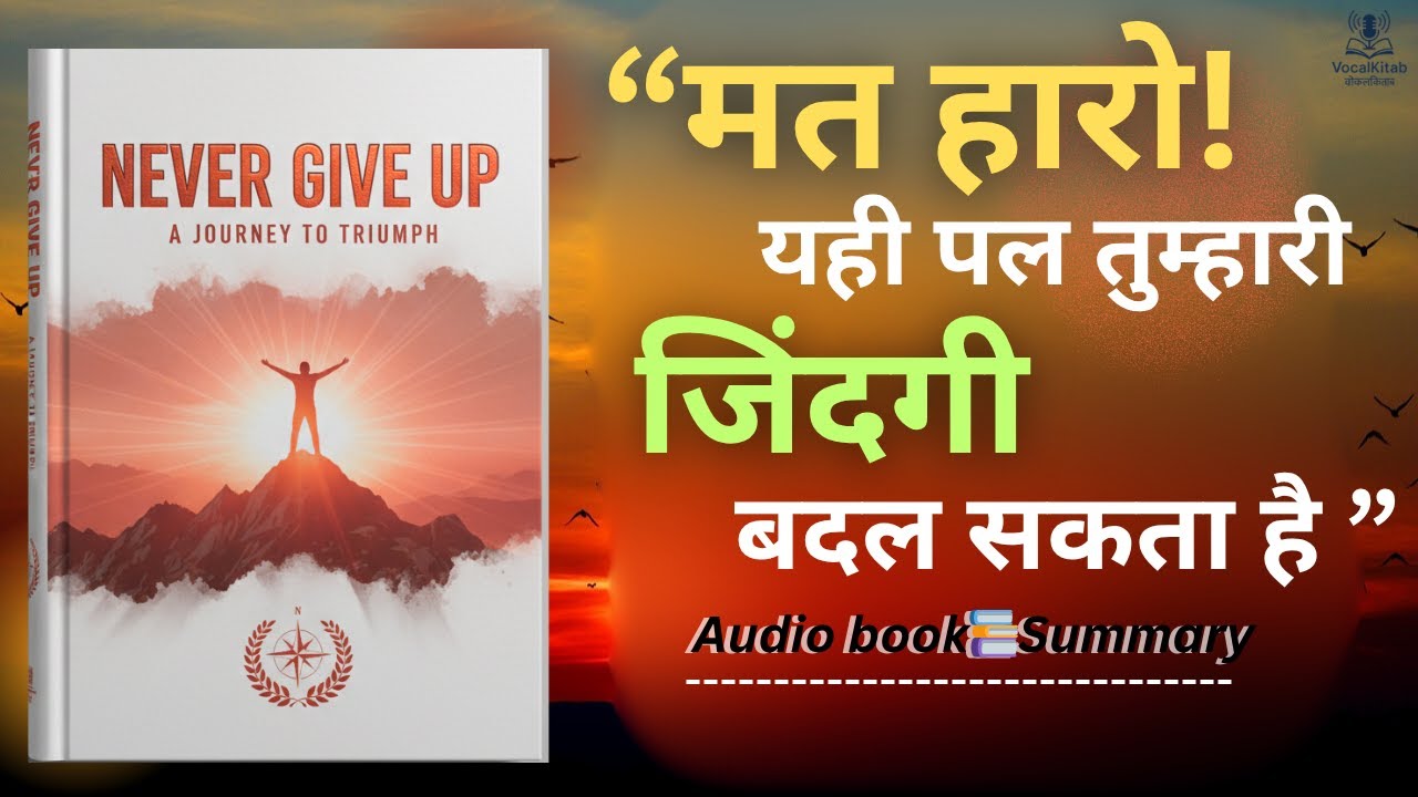 Never Give Up – हार मत मानो, जीत तुम्हारे बहुत करीब है 💪 | Audio Book Hindi | Self Help | VocalKitab