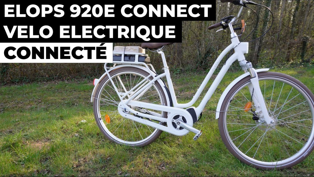 [Test] Vélo électrique connecté Elops 920 E Connect