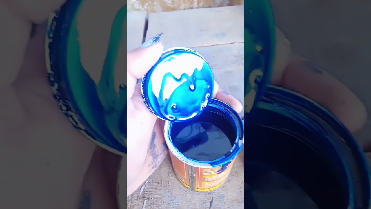 Warna Cat Dasar Untuk Cet Biru Candy #shorts #painting #repaintvelg #birucandy#candy #trendingshorts