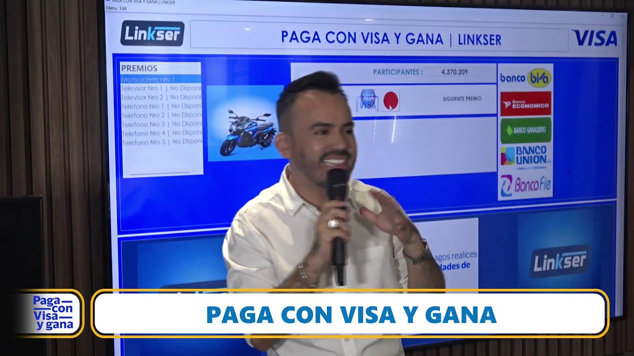 ✨ ¡Mira ya la transmisión del segundo sorteo Visa ✨#RedEnlace #Linkser