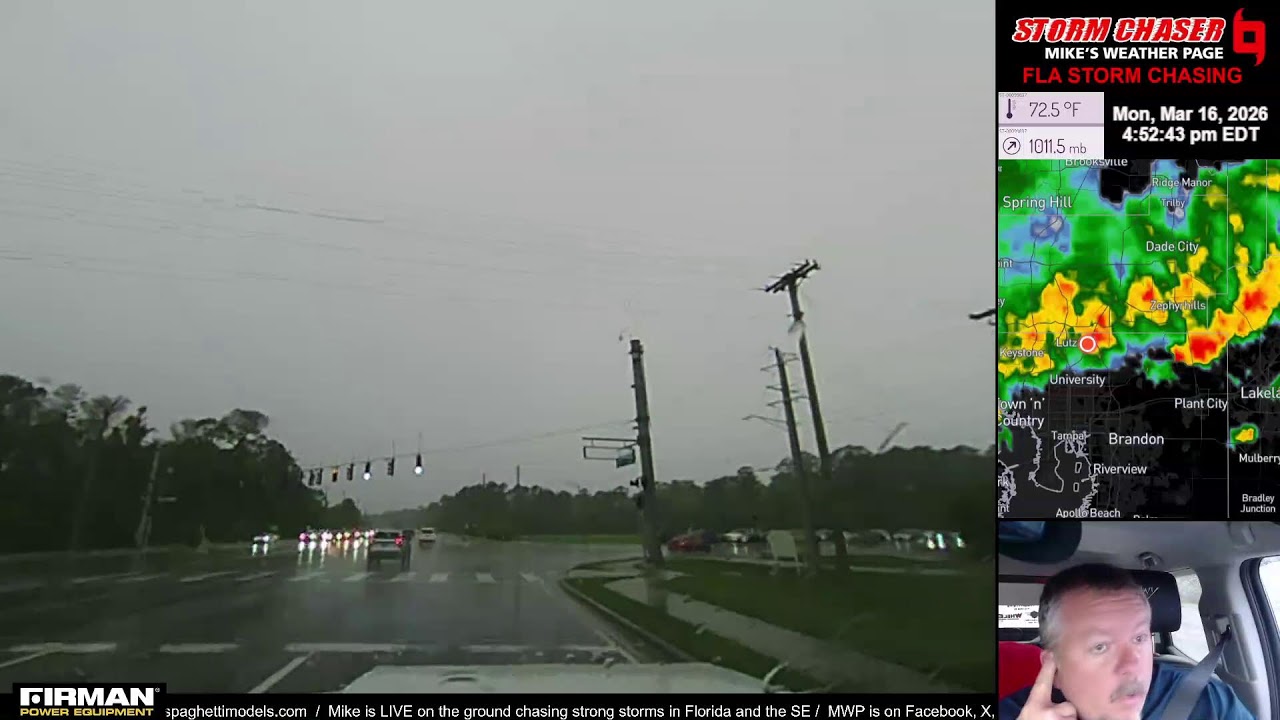 LIVE Storm Chasing in the South (Florida)