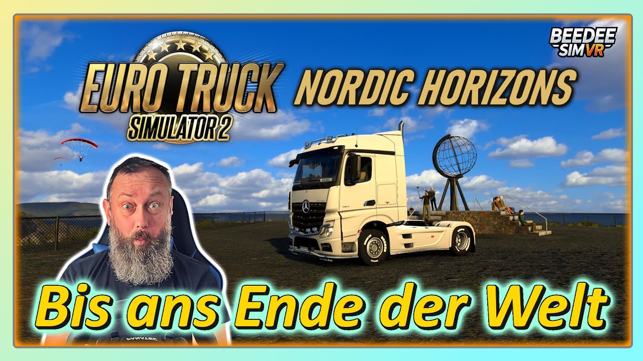 ETS2 - Nordic Horizons DLC in VR / Wir reden Klartext / Weihnachtsmann & Nordkap mit Pimax Crystal