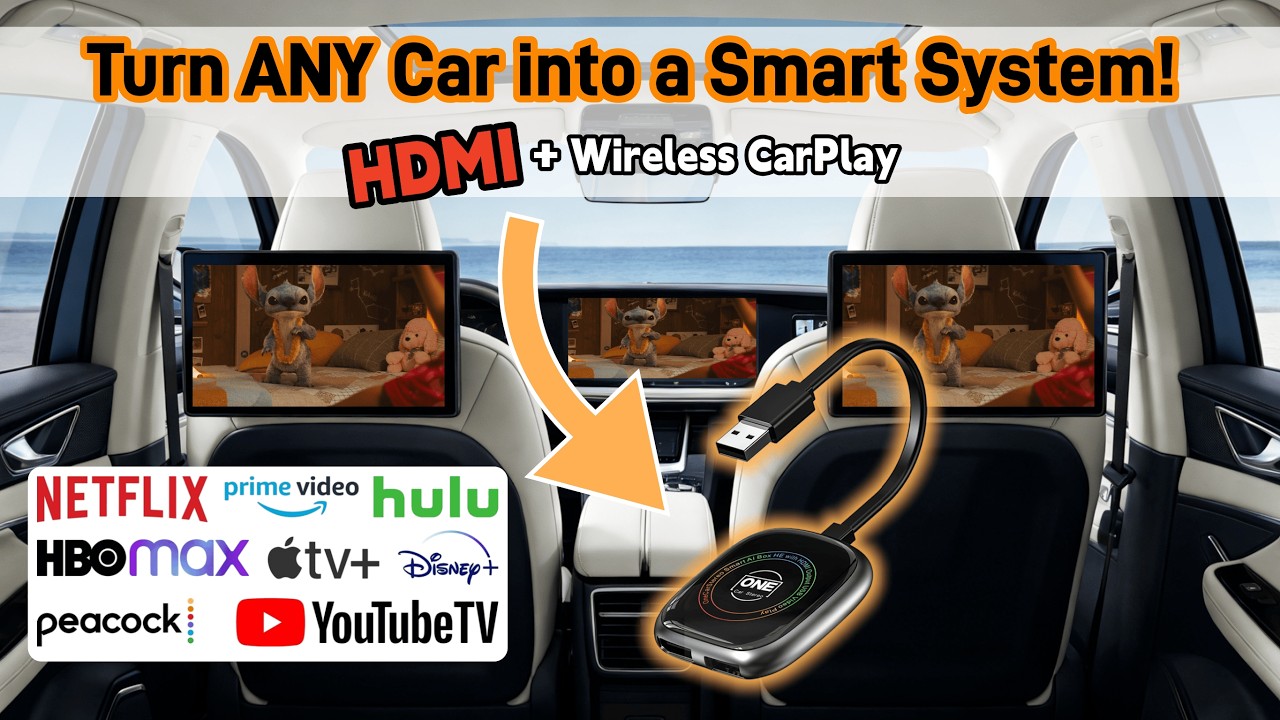 The Best Budget CarPlay AI Box with HDMI Output? | Smart AI Box HE Demo