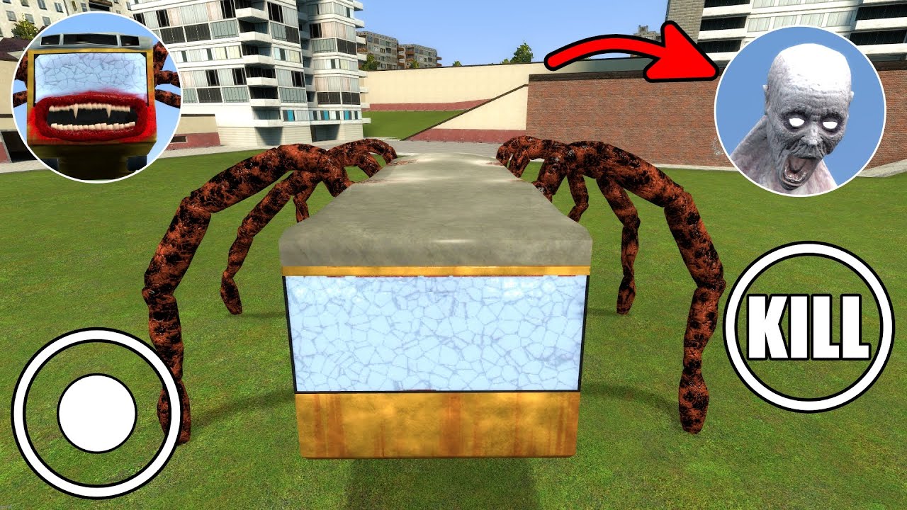 I BECAME a BUS EATER vs SCP-096 in Garry's Mod!