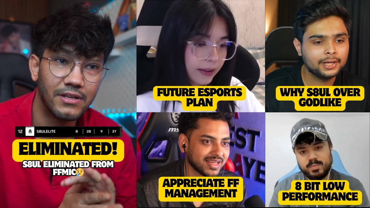 SAD News! S8UL Eliminated*Farewell*💔BIXI OP Why S8UL Over GODL😱Juicy Not Happy🤯Sheek Future🚀Aman FF
