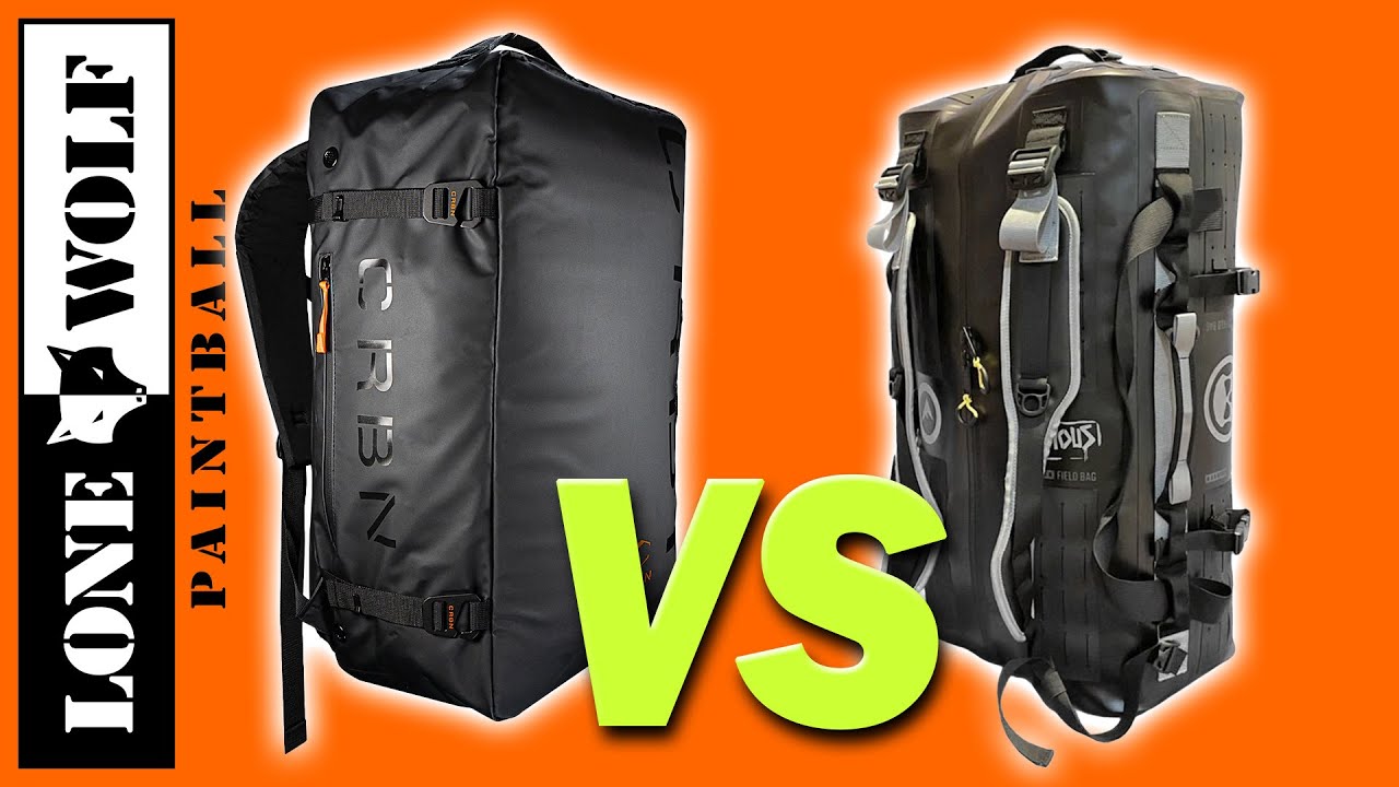 Carbon 48L Dufflepack vs Infamous x FNDN Waterproof Modular Field Backpack | Lone Wolf Paintball