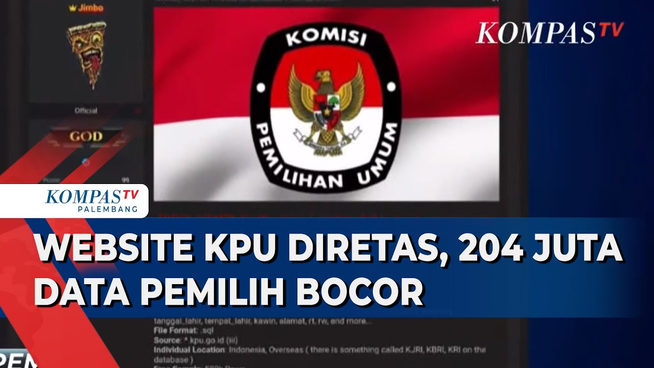 Website KPU Diretas! 204 Juta Data Pemilih Bocor, KPU: Kami Baru Tahu dari Berita