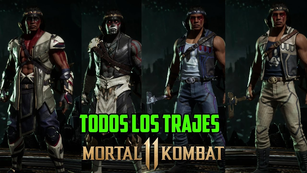 Mortal Kombat 11 | Nightwolf | Todos los Trajes, Intros y Poses |