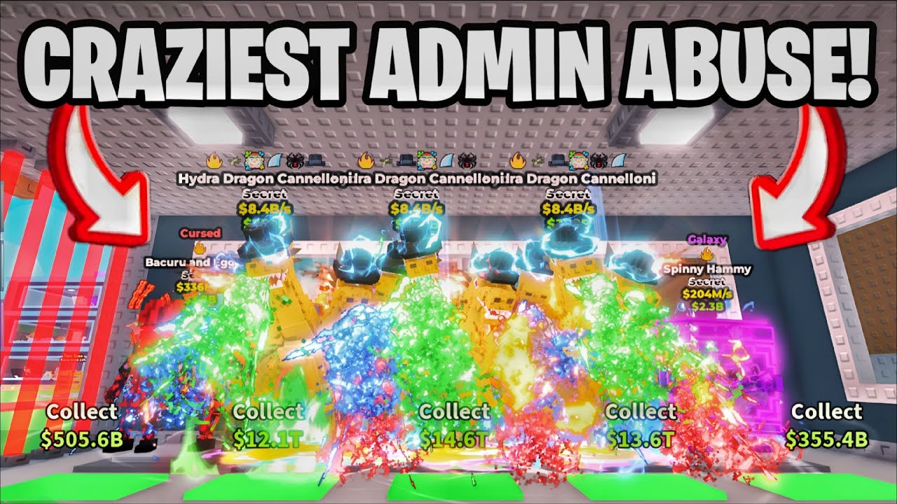 The Admin Abuse that made me FILTHY RICH in Roblox.. ( 40B/s! )