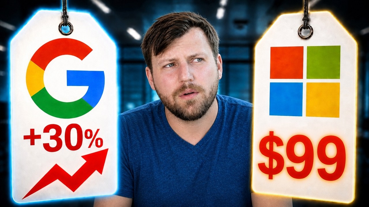 Google только что повысила цены... Стала ли Microsoft 365 выгоднее?