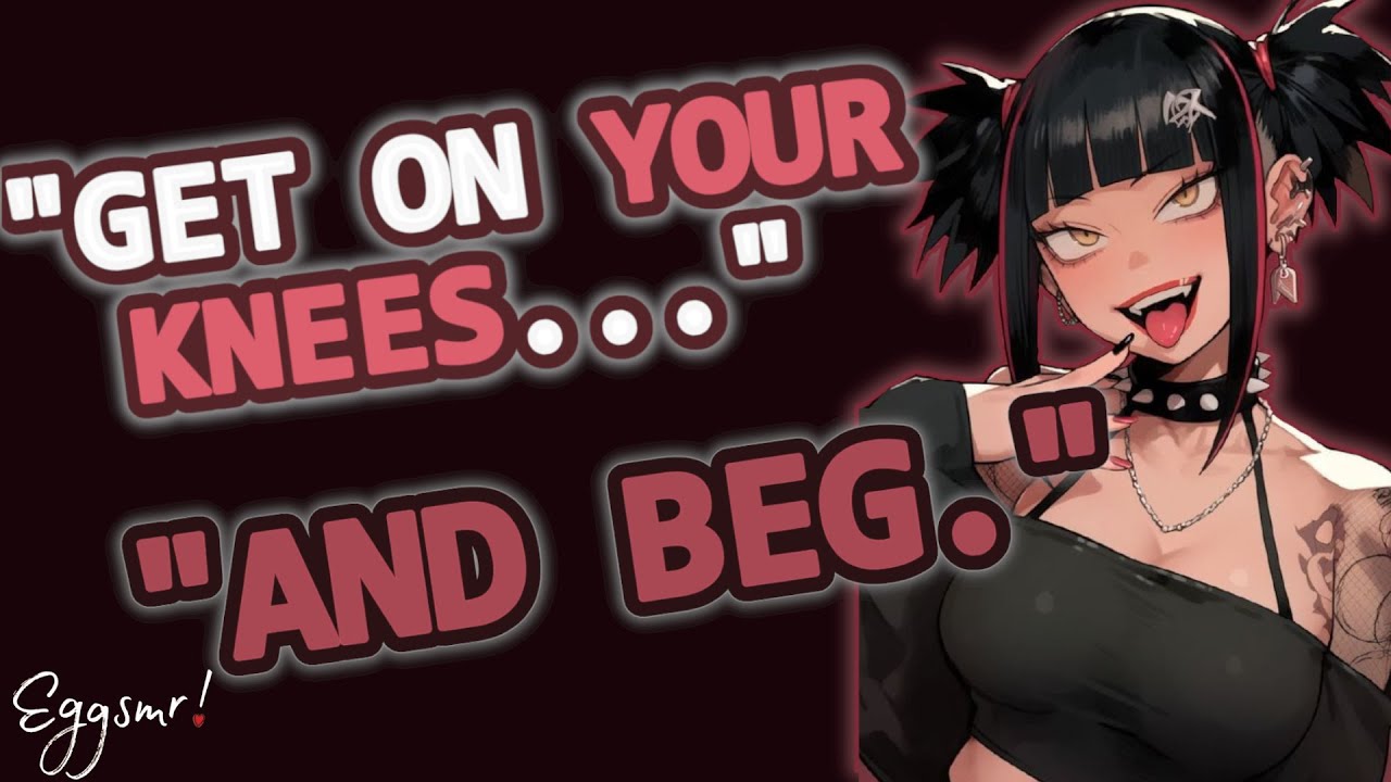 [F4A] Goth GF Trains Her Disobedient Puppy [GF ASMR] [Flirting] [DOM]