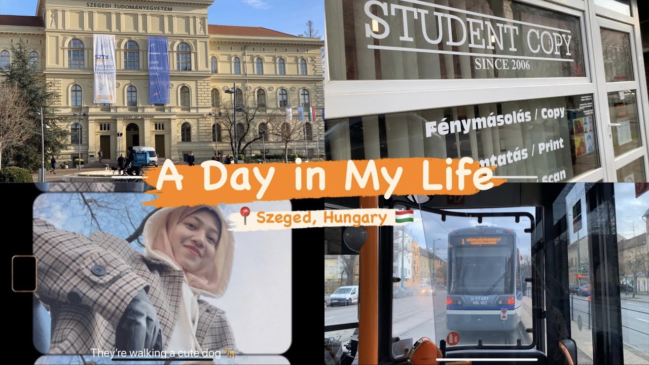 A Day in My Life 📚🏡🚌 | IISMA at University of Szeged 2022