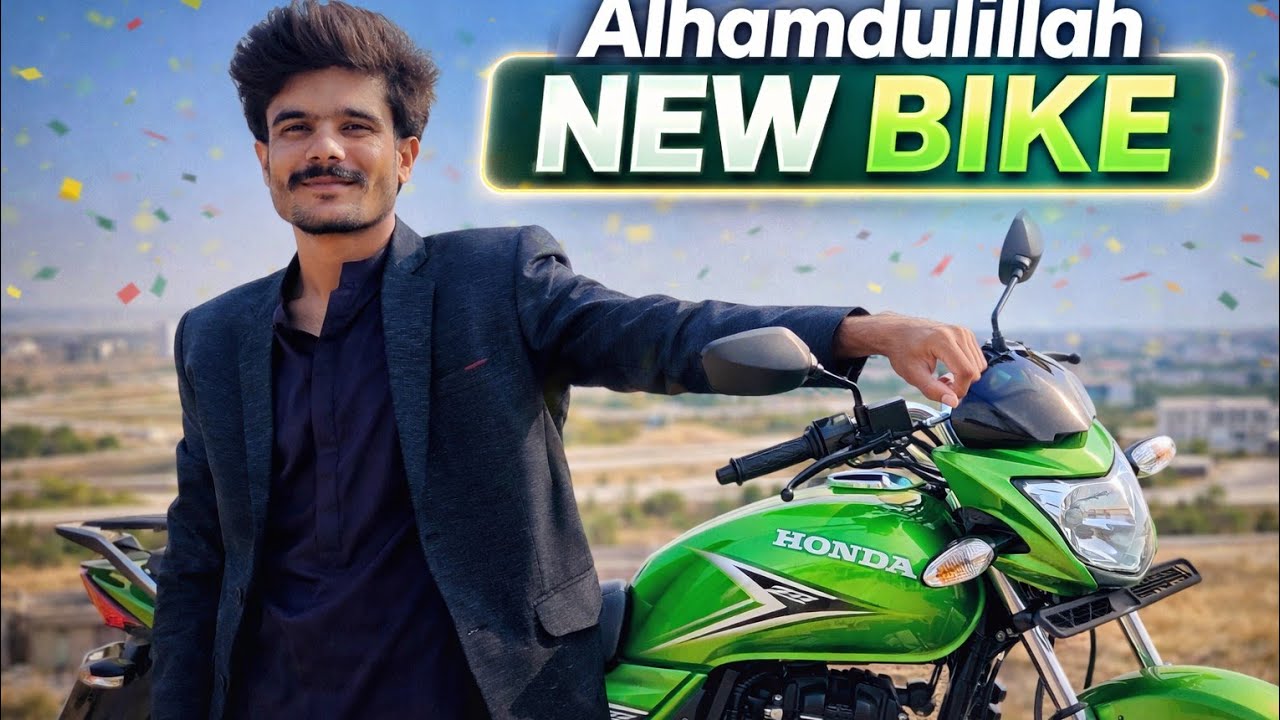Alhmdullih my new bike